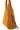 Side view of suede fringe hobo bag showing soft curved shape and boho texture