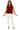 Model front view of maroon fitted vest with zip closure and functional side pockets.