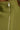Close-up of a green knitted sweater with a zipper.